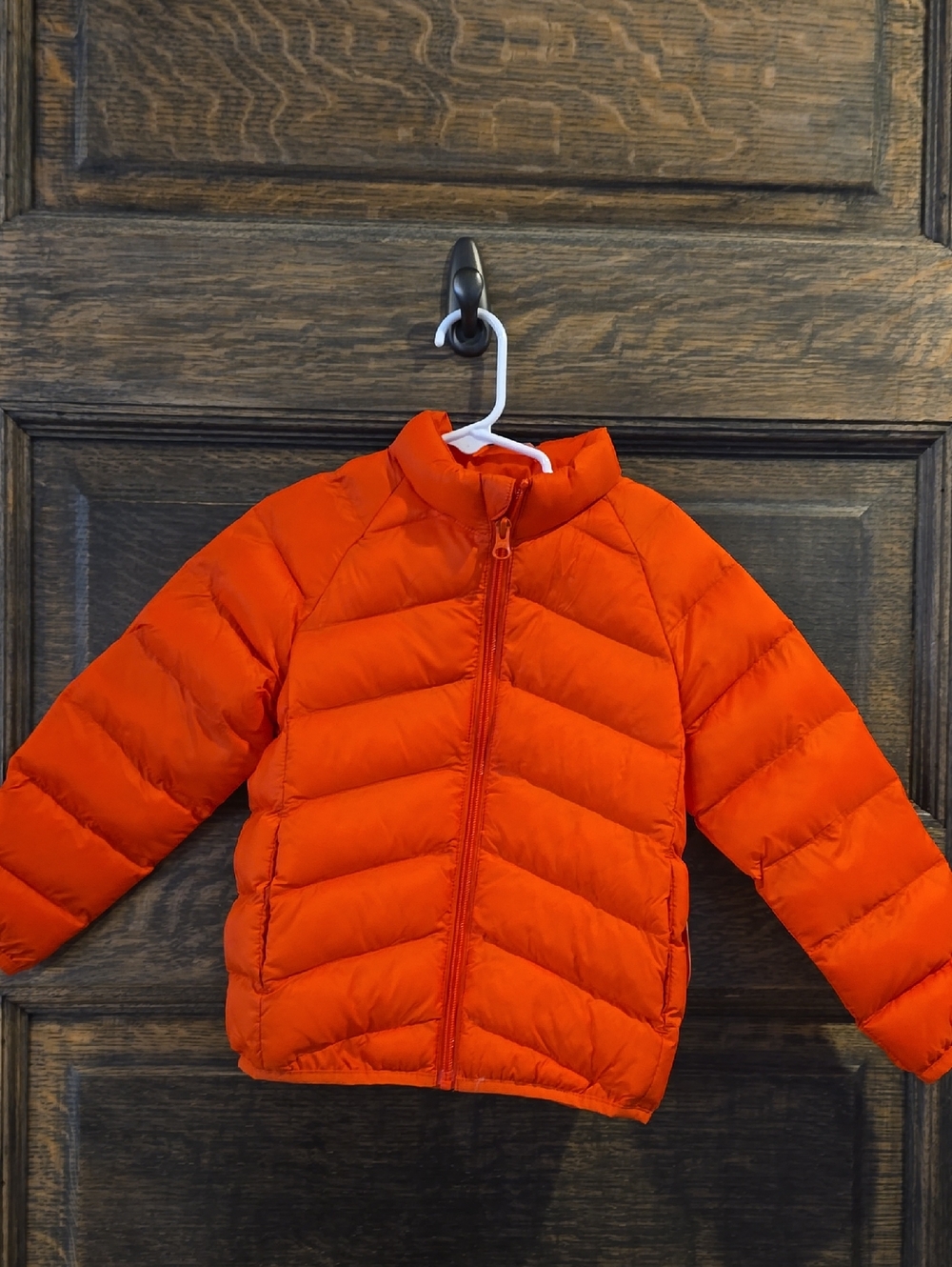 Bright Orange Puffer Jacket
